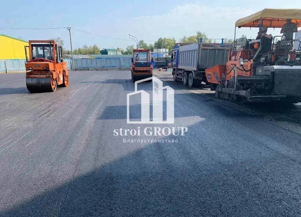 Готовое асфальтное покрытие